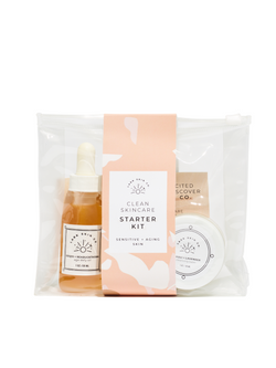 Clean Skincare Starter Kit: Sensitive + Aging - Lark Skin Co. 