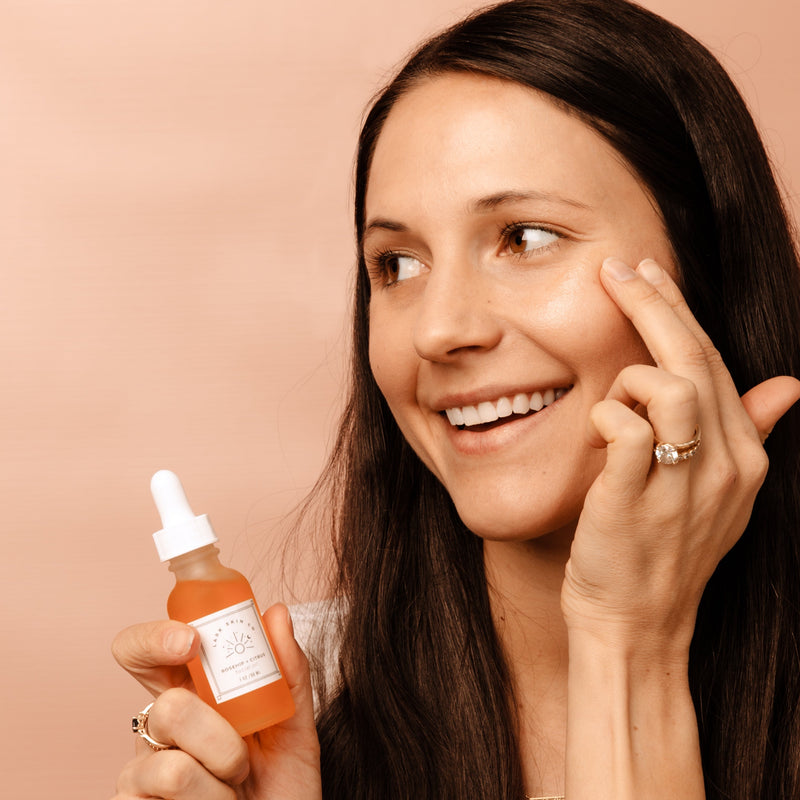 Rosehip + Citrus Balancing Facial Oil - Lark Skin Co. 